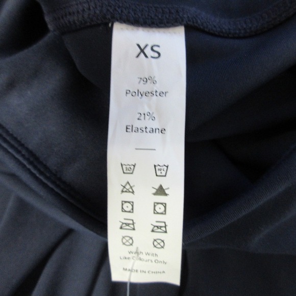 Halara Wide Leg High Rise Flare Yoga Pants Women XS Blue Stretch Training 270 - Picture 3 of 12